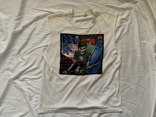 Dirty Rotten Imbeciles Vintage Shirt Tour Violent Pac 1980s vintage concert t-shirt, vintage, size L, single stitch, B+ condition