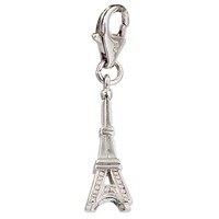 "Jobo \"33135\" EinhäNger Charm Eiffelturm 925 Sterling Silber Rhodiniert"