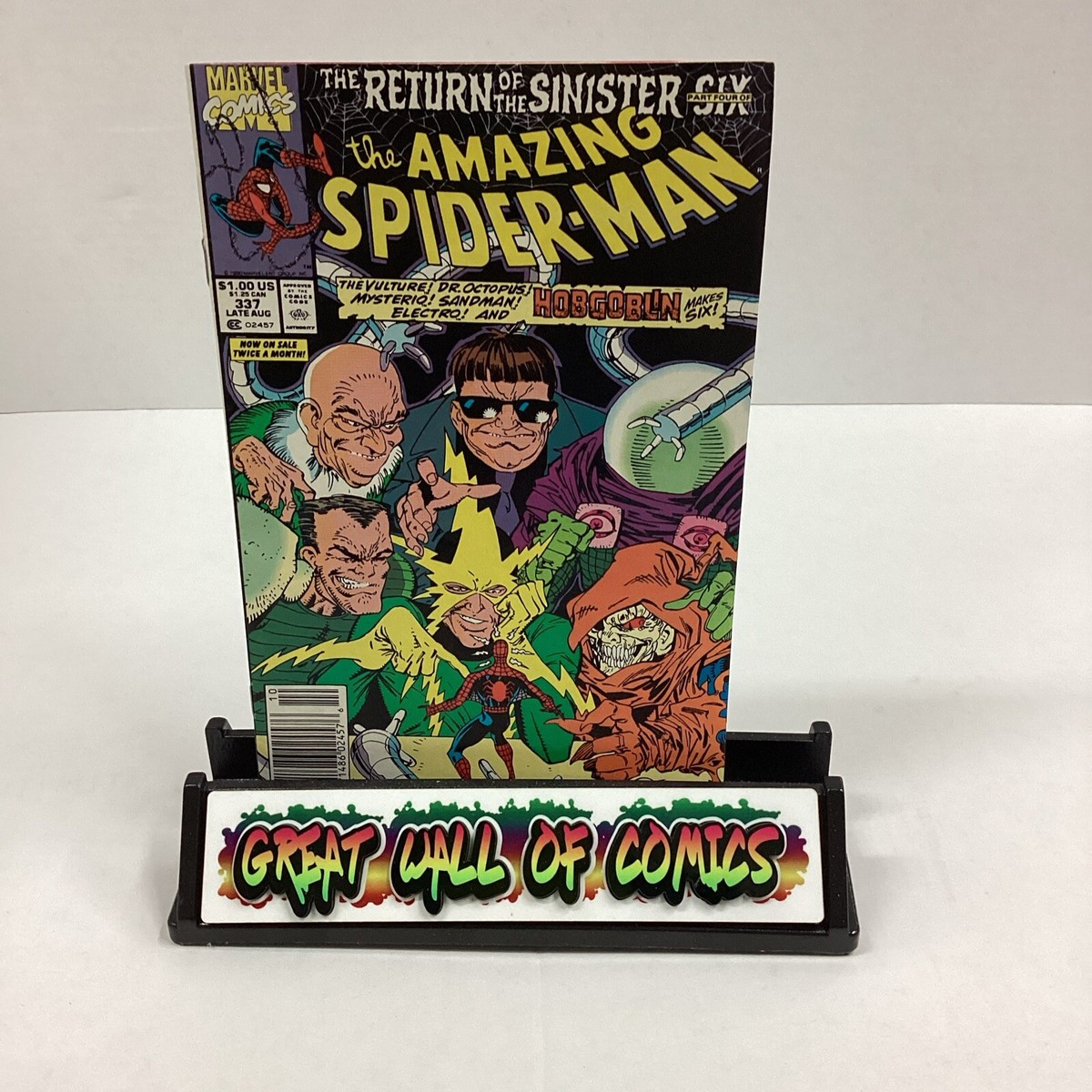Amazing Spider-Man # 337 - 2nd Sinister Six Marvel Comics 1990