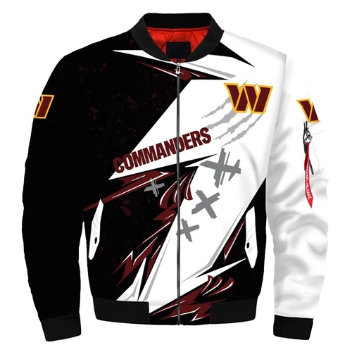 Washington Commanders Men's Flight Bomber Jacket
