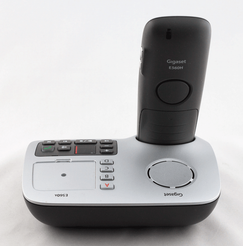 Gigaset E560A Platin Anrufbeantworter Seniorentelefon Notruftasten Freisprechen - Bild 6 von 6