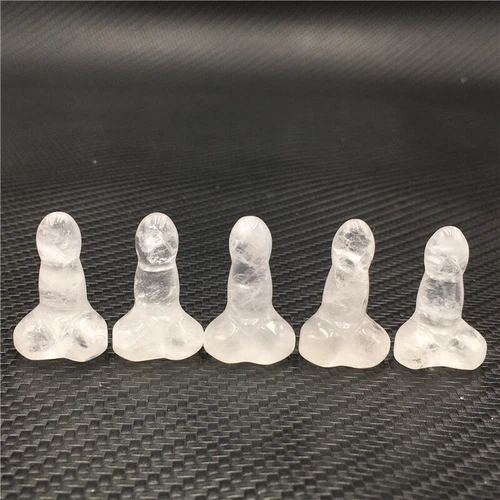 Wholesale Natural mix mini Penis Carved quartz Crystal Massager Wand Healing - Picture 62 of 296