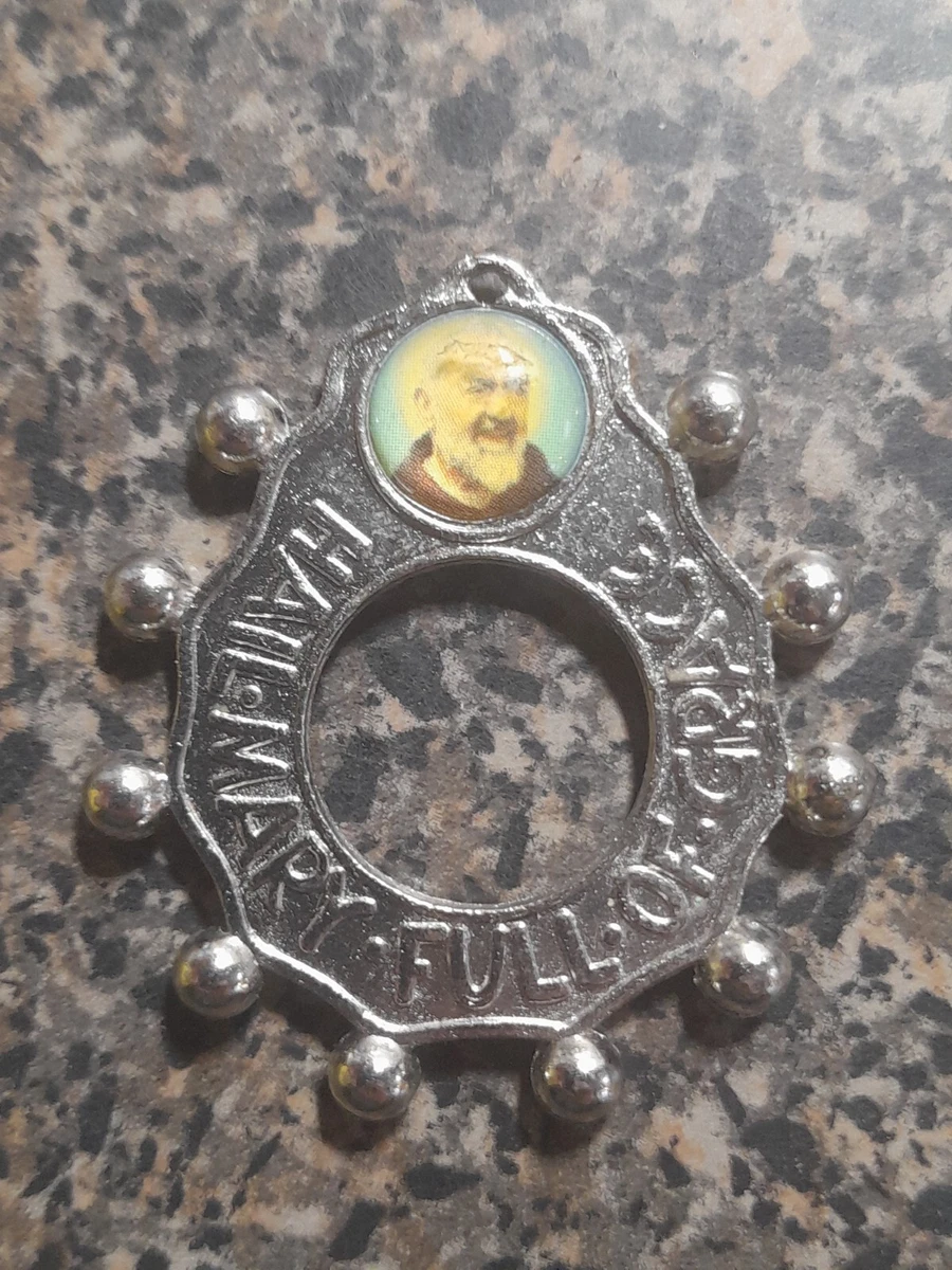 Padre pio rosary sale ring