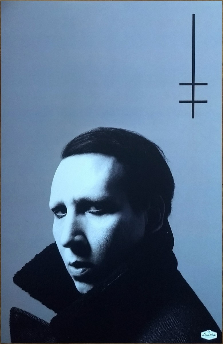MARILYN MANSON Heaven Upside Down Ltd Ed RARE Tour Poster +BONUS