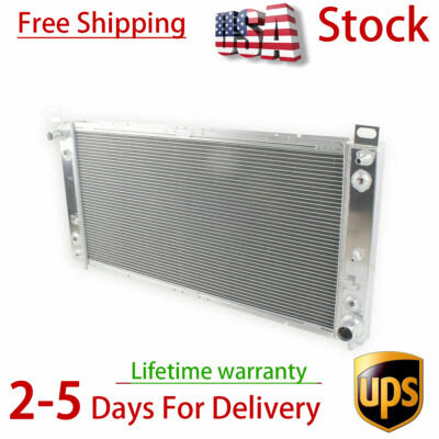 2Row Cooling Radiator For 1999-2013 Chevy GMC Silverado Sierra 1500 2500 3500 HD