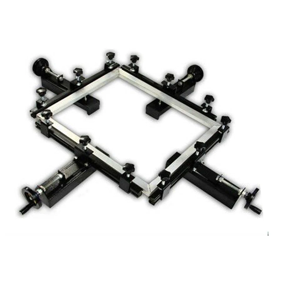 EE. UU. 24" X 24" Máquina de Estiramiento de Pantalla Manual Serigrafía de Alta Precisión Foto 3 de 4