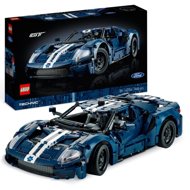 LEGO Technic 42154 2022 Ford GT Car Model Kit for Adults Model Car 18+ LEGO Technic 42154 2022 Ford GT Car Model Kit for Adults Model Car 18+