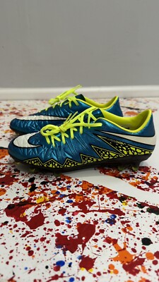 NIKE WOMENS HYPERVENOM PHINISH BLUE LAGOON FG SZ 744947-400