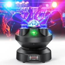 4in1 DMX Rotating Moving head light RGBW Effect Pattern Strobe Disco Party Light