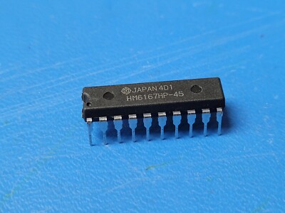 (1 PC) HM6167HP-45 HITACHI Standard SRAM 16KX1 45ns CMOS PDIP20