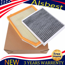 CF185 A3244C Cabin & Engine Air Filter For Chevrolet Chevy GMC 2.7L - 6.6L US