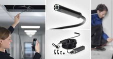 Hellermann Cable Scout Cam WiFi Inspection Drain Cable Rod Camera IP68 10 Metre