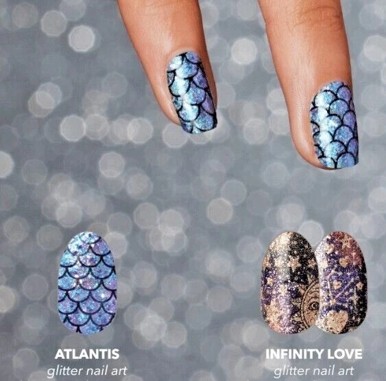 ✨ Tiras de esmalte de uñas INFINITY LOVE 🌙 ATLANTIS COLOR STREET RETROCESO Foto 2 de 4