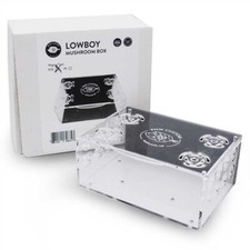 Shroom Box - 1/2" Glass Low Boy Mushroom/Coral Box 6" x 4" x 2" - PNW Custom