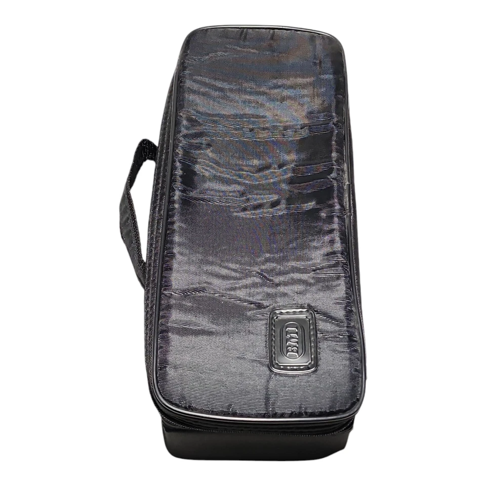 BMI 15 Cassette Tape Travel Storage Holder Soft Nylon Black Portable Vintage - Image 2 of 4