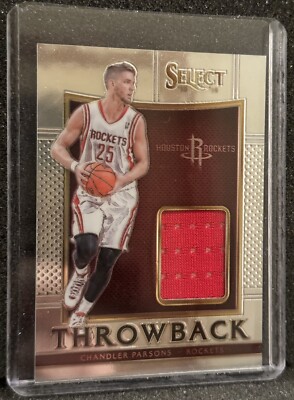 2015-16 Select THROWBACK MEMORBILIA 33/149 Chandler Parsons #21 Houston Rockets