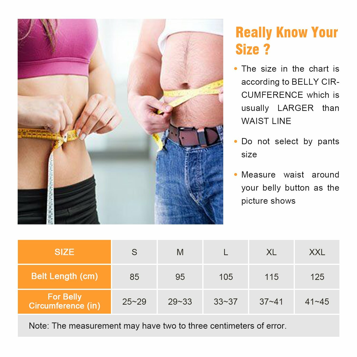 Waist Trainer Wrap, Waist Trainer Body Shaper Waistline Slimmer, Stomach Wrap XL