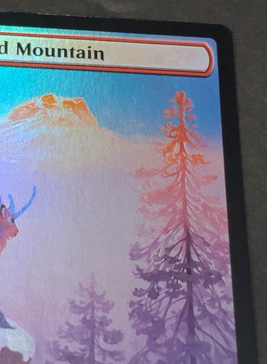 Snow-Covered Mountain 1476 Rainbow Foil Secret Lair Drop