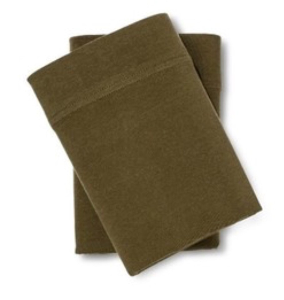 NWT Room Essentials Jersey Tshirt Feel King Natural Green Pillowcases