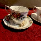Mix Lot Of 3 /Two English One Japan /Bone China "Floral" Teacup & Saucer — photo 2