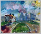 Sam Karres Untitled Painting 1996 – Oil on Canvas 20” x 24”