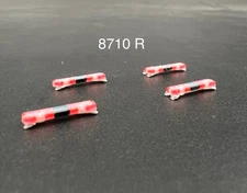 4 Pack 1/87 HO Edge Lightbar Red Fire EMS Police Sheriff Car Truck Ambulance