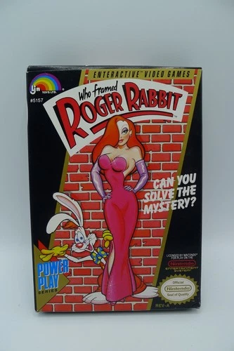 Who Framed Roger Rabbit Nintendo Game - Empty Box Only