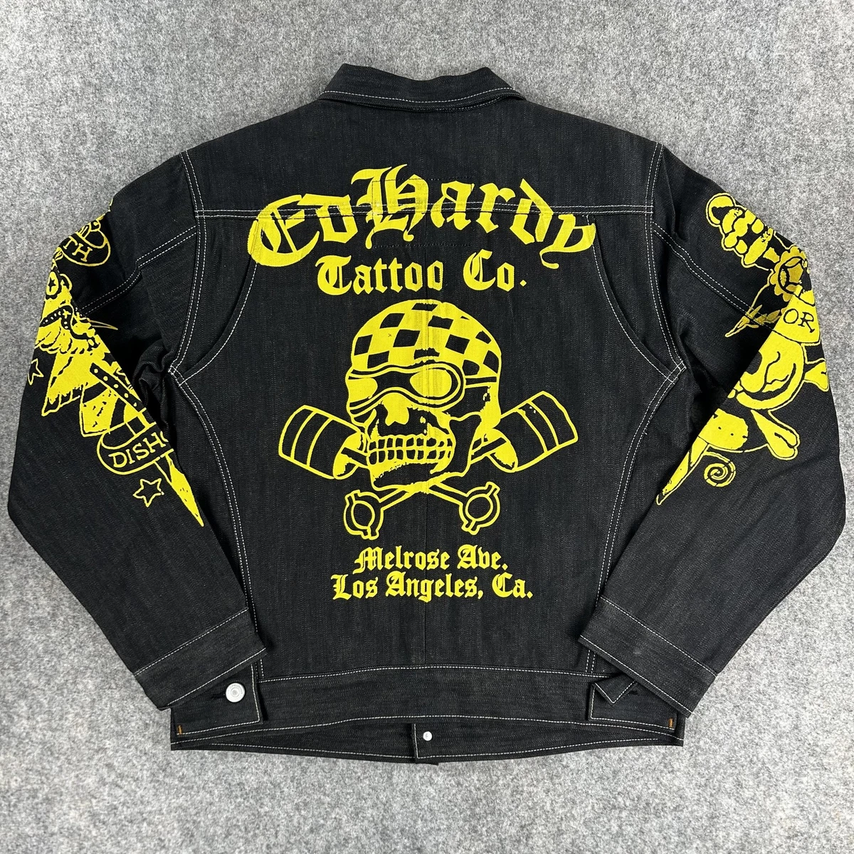 Las mejores ofertas en Chaquetas de mezclilla Ed Hardy, chaquetas