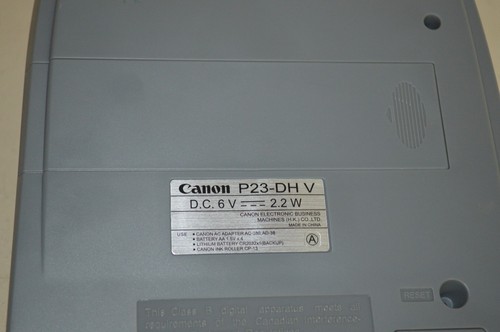 Canon P23-DHV Printing Calculator - Picture 3 of 3