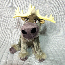 Disney Frozen Sven Reindeer Plush Stuffed Animal Small 6-14in 2015 Just Play