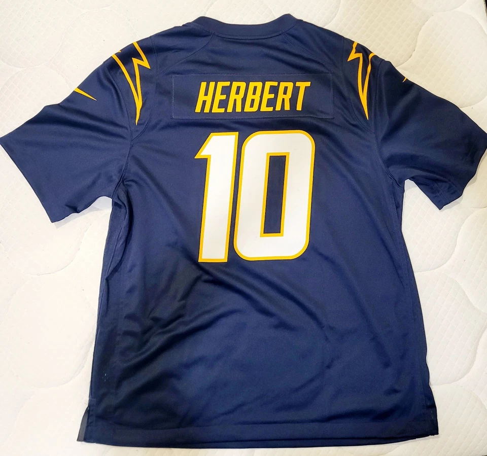 Men’s Los Angeles Chargers Justin Herbert Nike Navy Alternate Jersey XL - Image 2 of 4