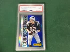 2013 Panini Cornerstones TOM BRADY #5 Blue Prizm SSP Graded PSA 9 MINT RARE!!