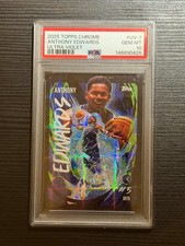 2025-26 topps chrome basketball Ultra Violet Anthony Edwards UV-7 PSA 10 Pop 1!