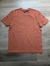 Boss Hugo Boss Textured Shirt Dark Orange Men's Size XL NWT