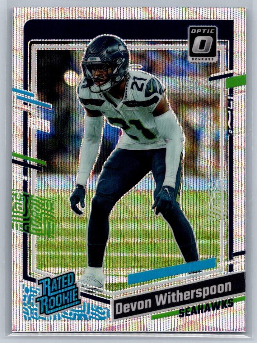 2023 Panini Donruss Optic - Rated Rookie Devon Witherspoon #292 Wave Prizm /300