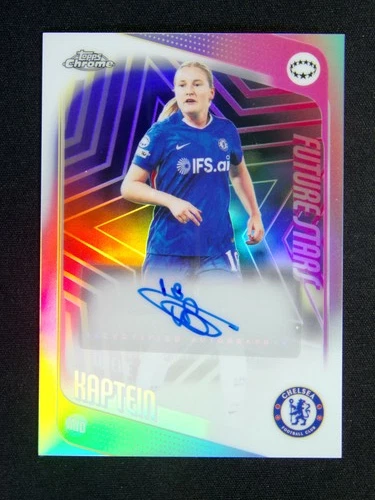 2025-26 Topps Chrome UEFA Women's Wieke Kaptein Auto Refractor