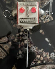 Papasan Mystery Moon Man Chief Robotman Tin Head Robot R Johnson Estate Last One