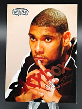 2003-04 Fleer Basketball #43 Tim Duncan (Spurs) HOF Skybox Autographics