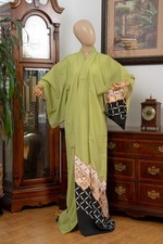 DEAR VANILLA JAPANESE KIMONO WOMEN'S ROBE GOWN AUTHENTIC MADE IN JAPAN VINTAGE