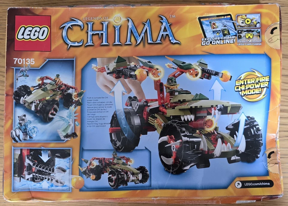 Lego Chima: Craggers Fire Striker (70135) Brand New Sealed Retired Box Damaged - Image 2 of 4