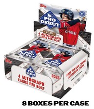 2025 TOPPS PRO DEBUT BASEBALL HOBBY JUMBO 8-BOX SEALED CASE