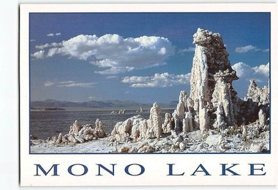Postcard Mono Lake Tufa State Reserve California USA