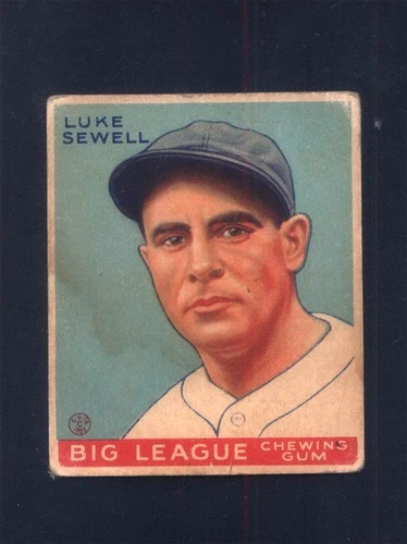 1933 Goudey World Wide Gum #91 Luke Sewell Senators (GD) 008942