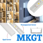 MKGT 6/12pcs 1M White LED Aluminium Channel Extrusion Profile LED Strip Lights