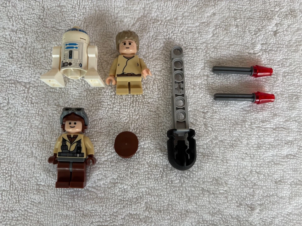 100% Completo LEGO 7660 Star Wars Naboo N-1 Starfighter & Vulture Droid + Caja Foto 2 de 4