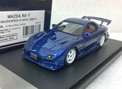 ミニカー Hi-Story 1/43 MAZDA RX-7 R-SPEC Hi Story HS205BL Mazda FD3S RX7 MazdaSpeed R-Spec 2000 JDM 1:43
