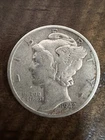 1942-S San Francisco Mint Mercury Dime 90% Silver Circulated Coin