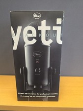Blue Yeti Blackout 988-000100 USB Microphone Black Open Box Podcast Professional