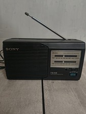 Sony FM/AM 2BAND Radio ICF-24 120V Portable Battery or Power Cord Vintage Tested
