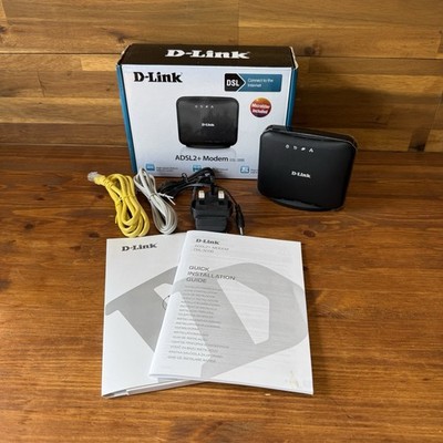 D-Link ADSL2+ Ethernet Modem - DSL-320B Boxed geöffnet nie benutzt